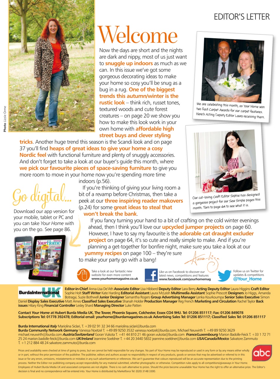 Your Home Magazine Preview Pages