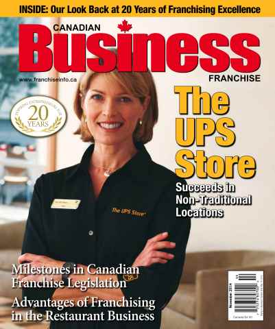 Canadian Business Franchise issue November 2014