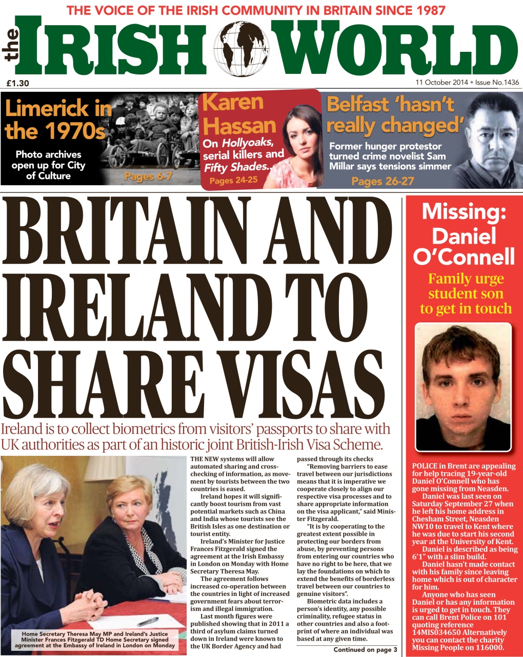 Irish World Preview Pages