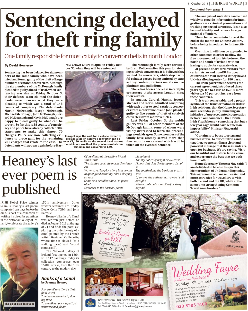 Irish World Preview Pages