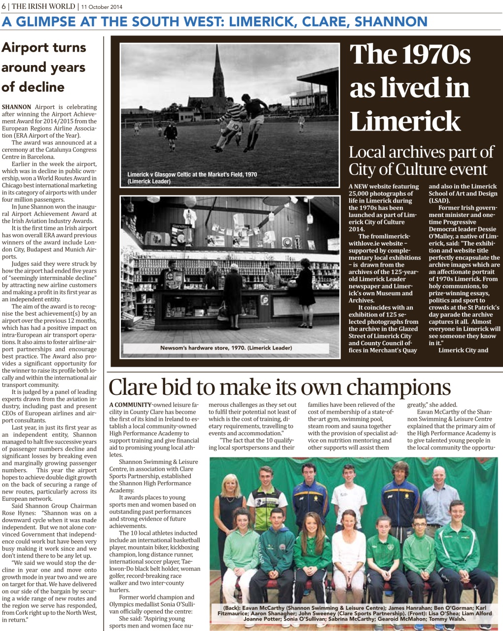 Irish World Preview Pages