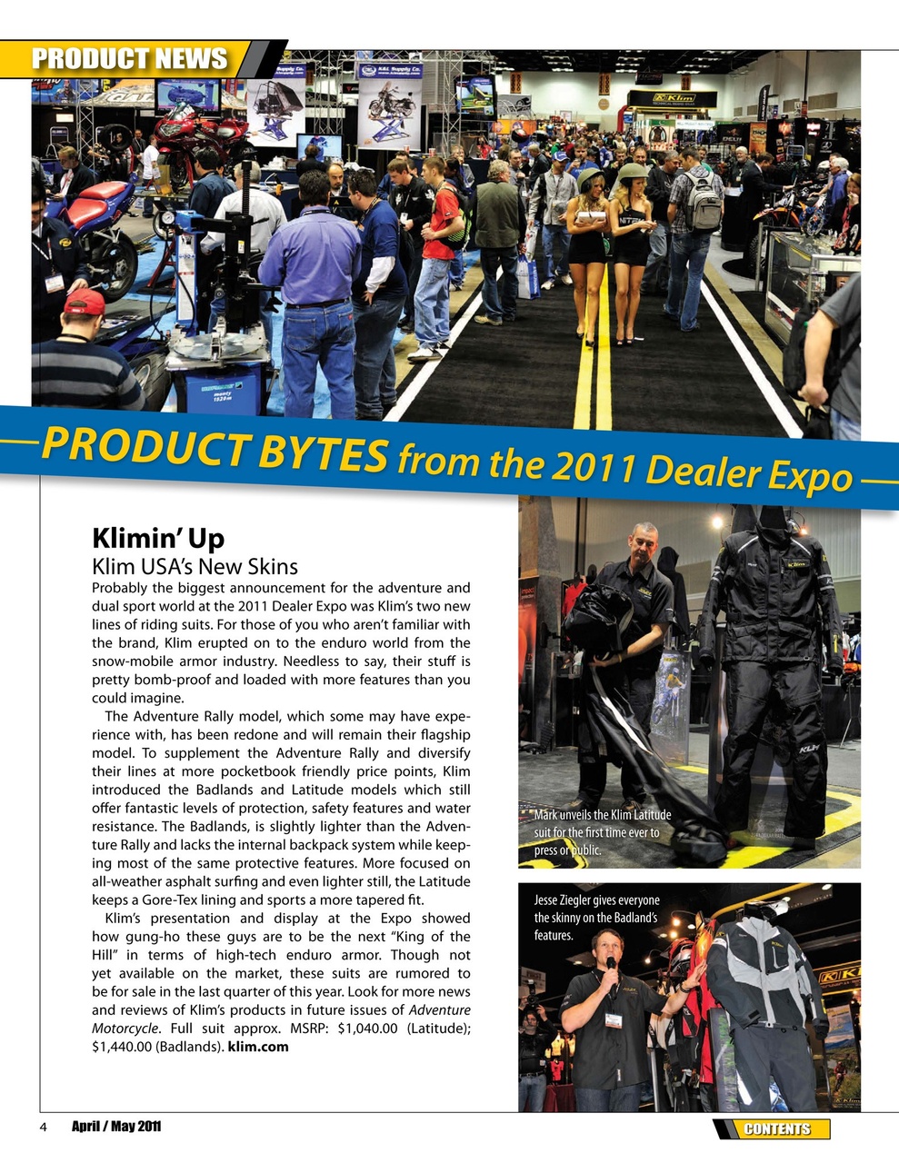 Adventure Motorcycle Preview Pages