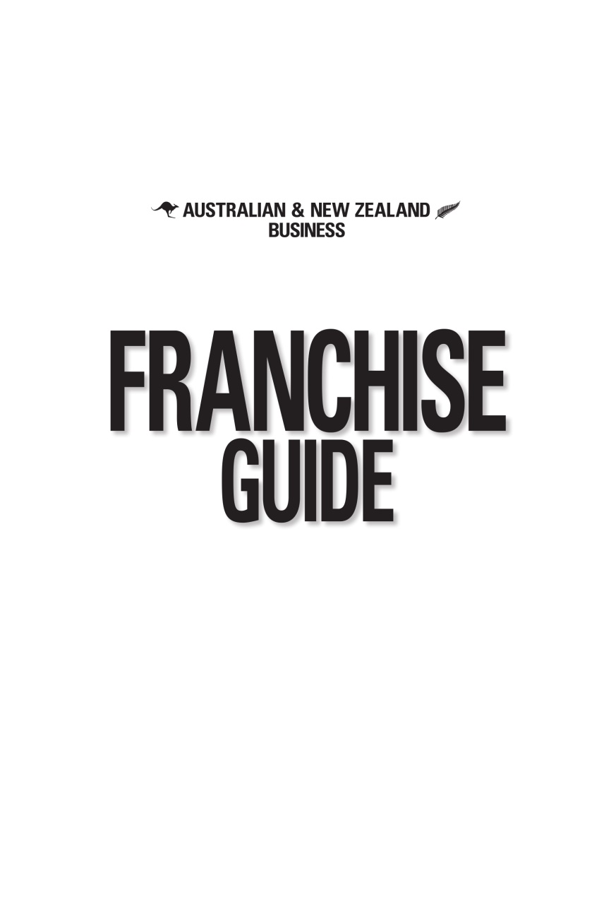 Business Franchise Guide Preview Pages