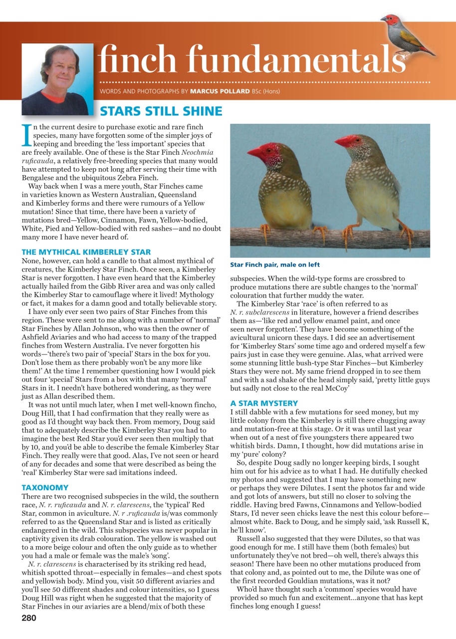 Australian Birdkeeper Magazine Preview Pages