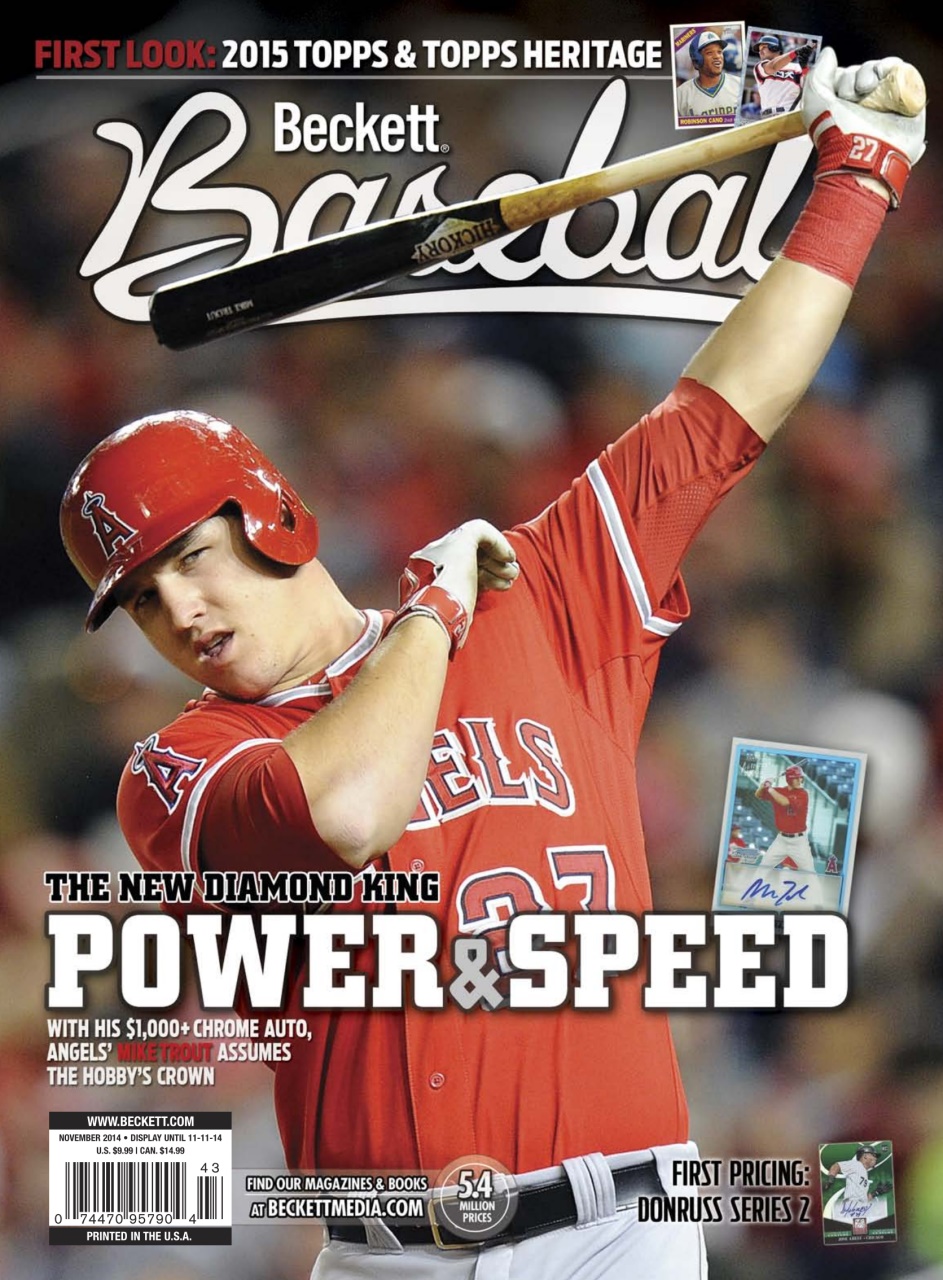 Beckett Baseball Magazine Preview Pages