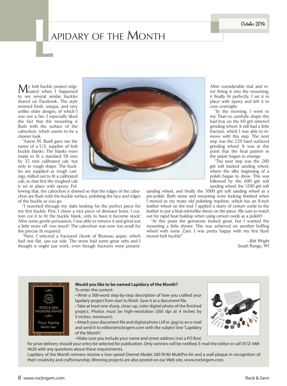 Rock&Gem Magazine Preview Pages