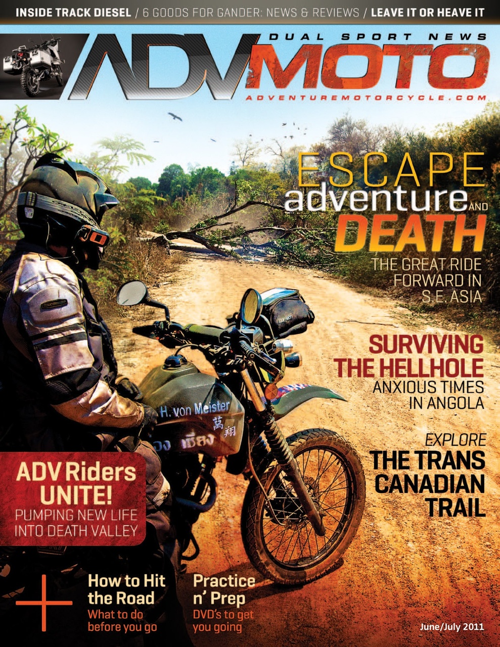 Adventure Motorcycle Preview Pages