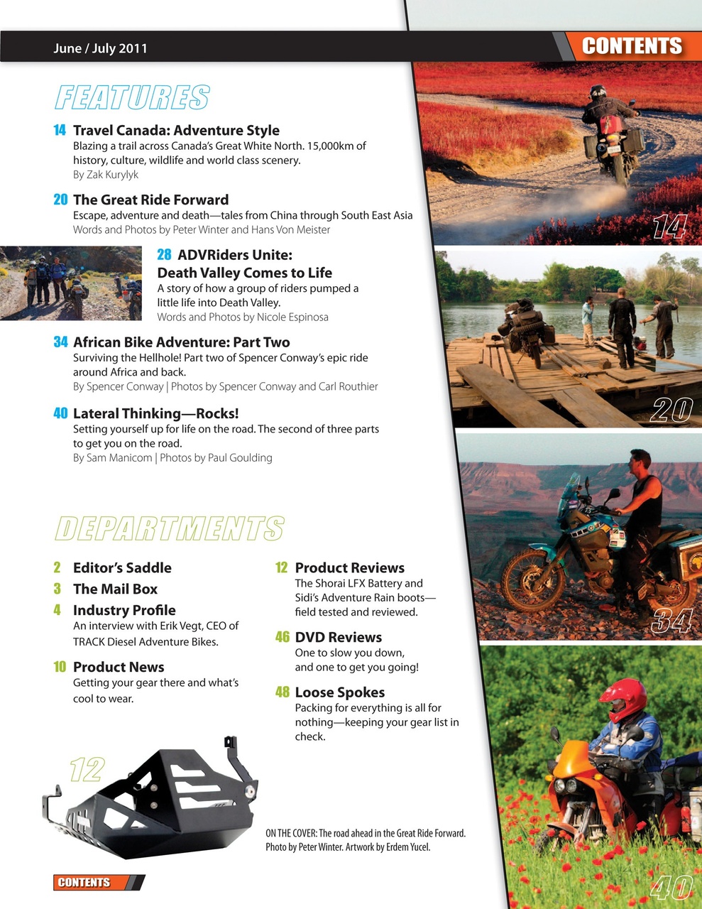 Adventure Motorcycle Preview Pages