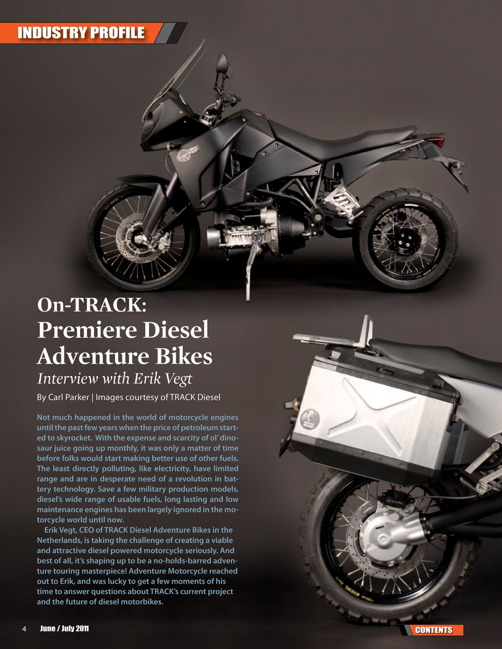 Adventure Motorcycle Preview Pages