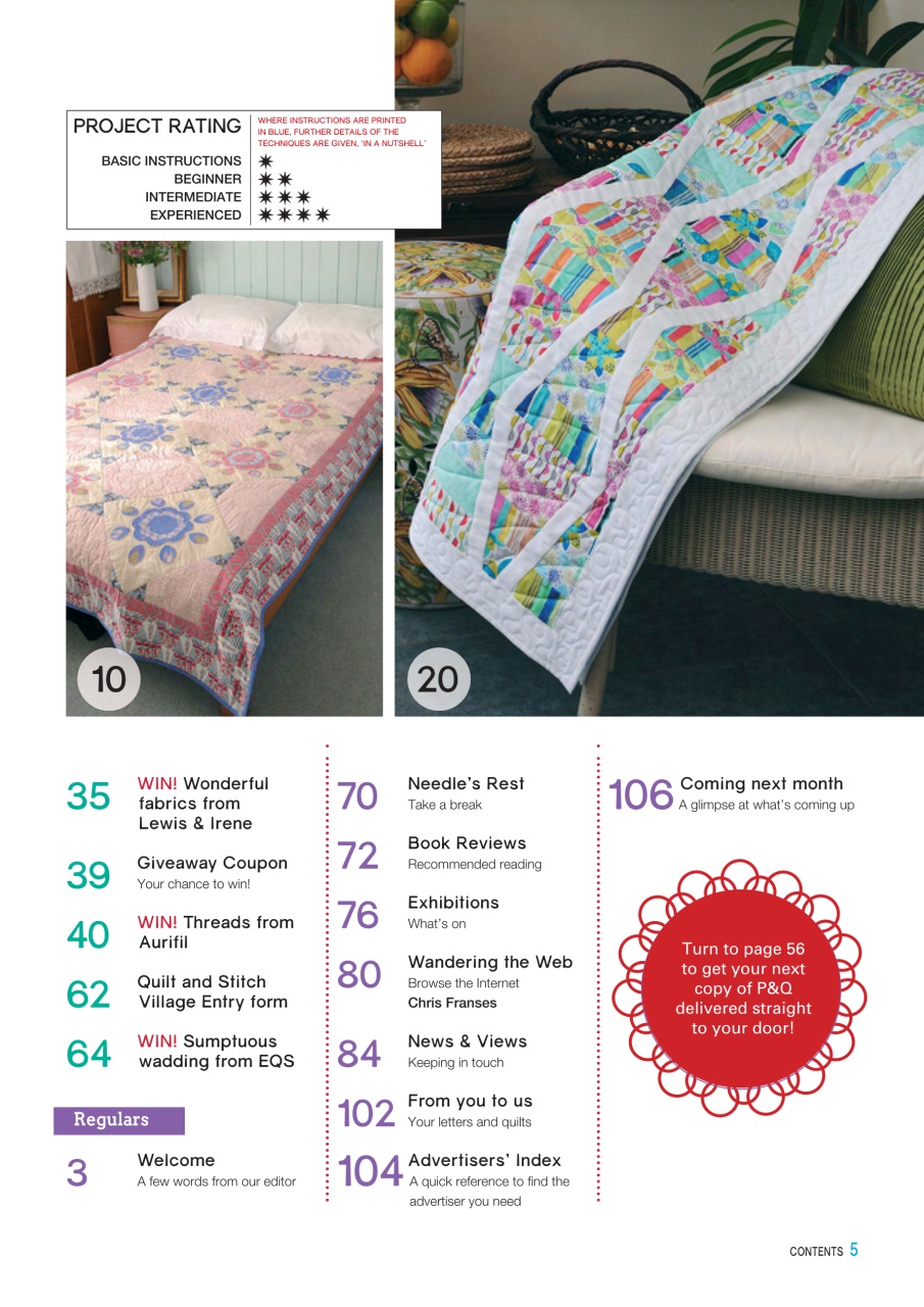 Patchwork and Quilting Preview Pages