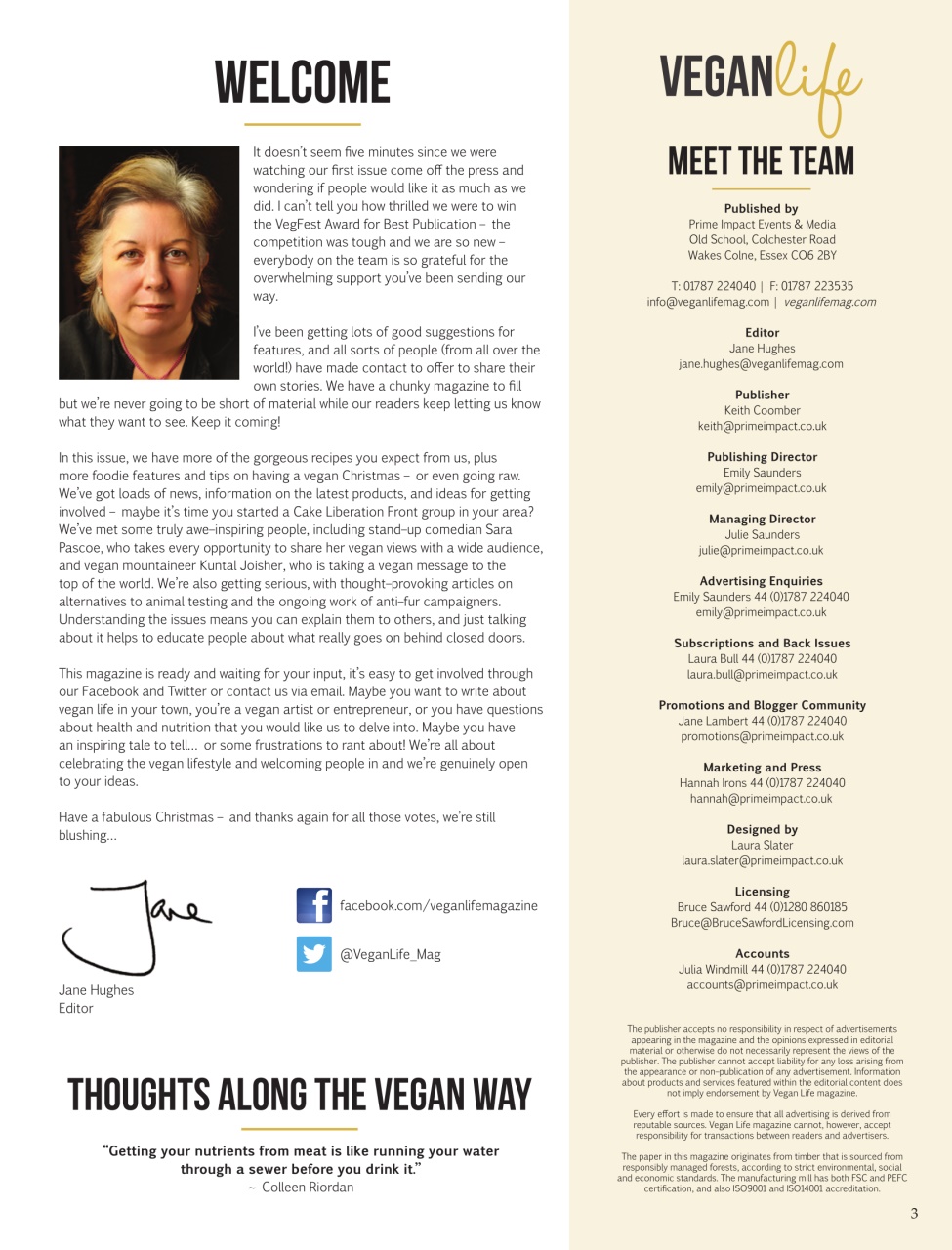 Vegan Life Preview Pages