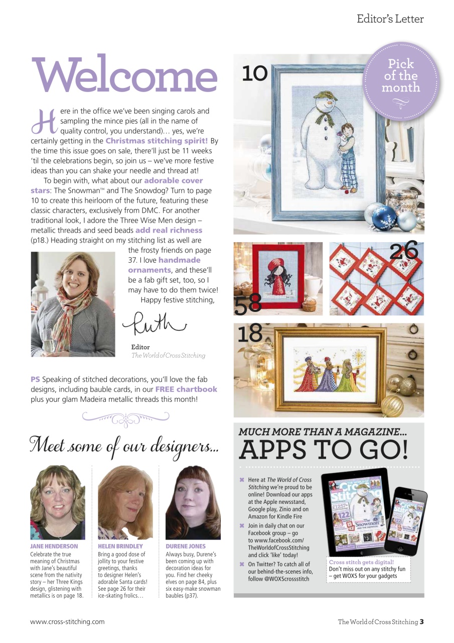 The World of Cross Stitching Preview Pages