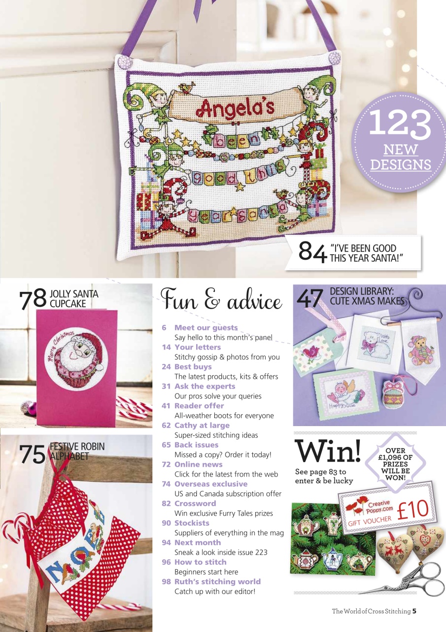 The World of Cross Stitching Preview Pages