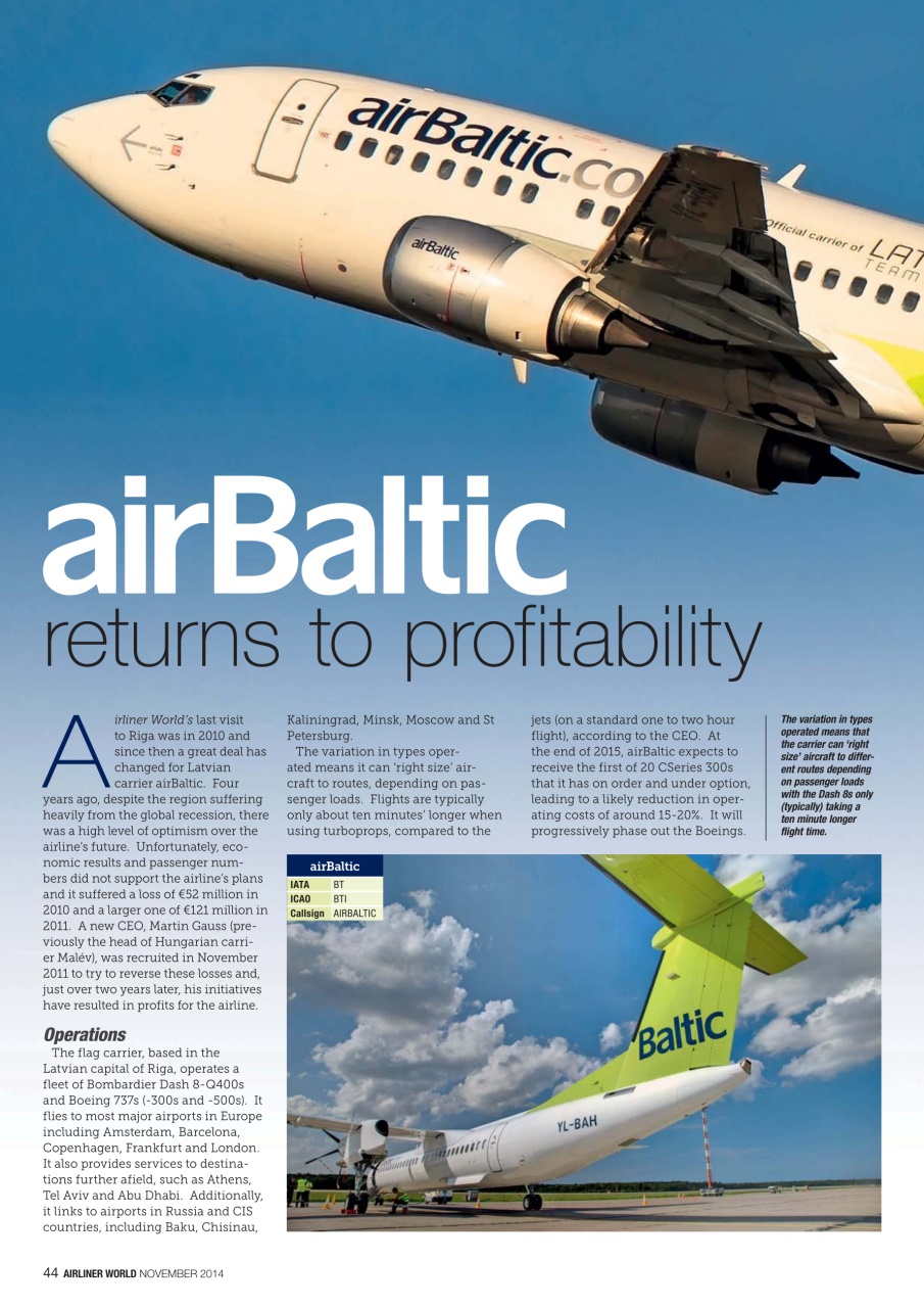 Airliner World Preview Pages