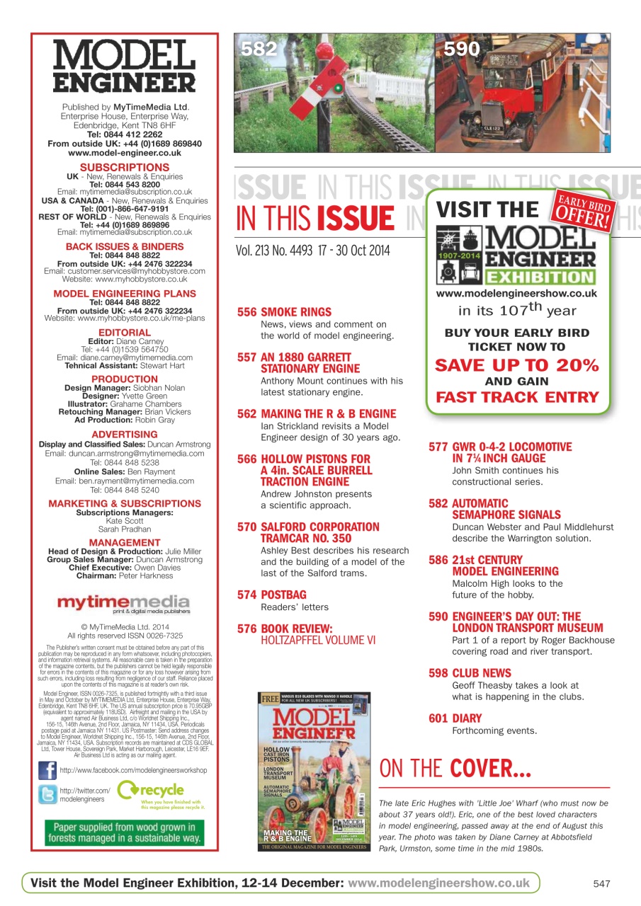 Model Engineer Preview Pages