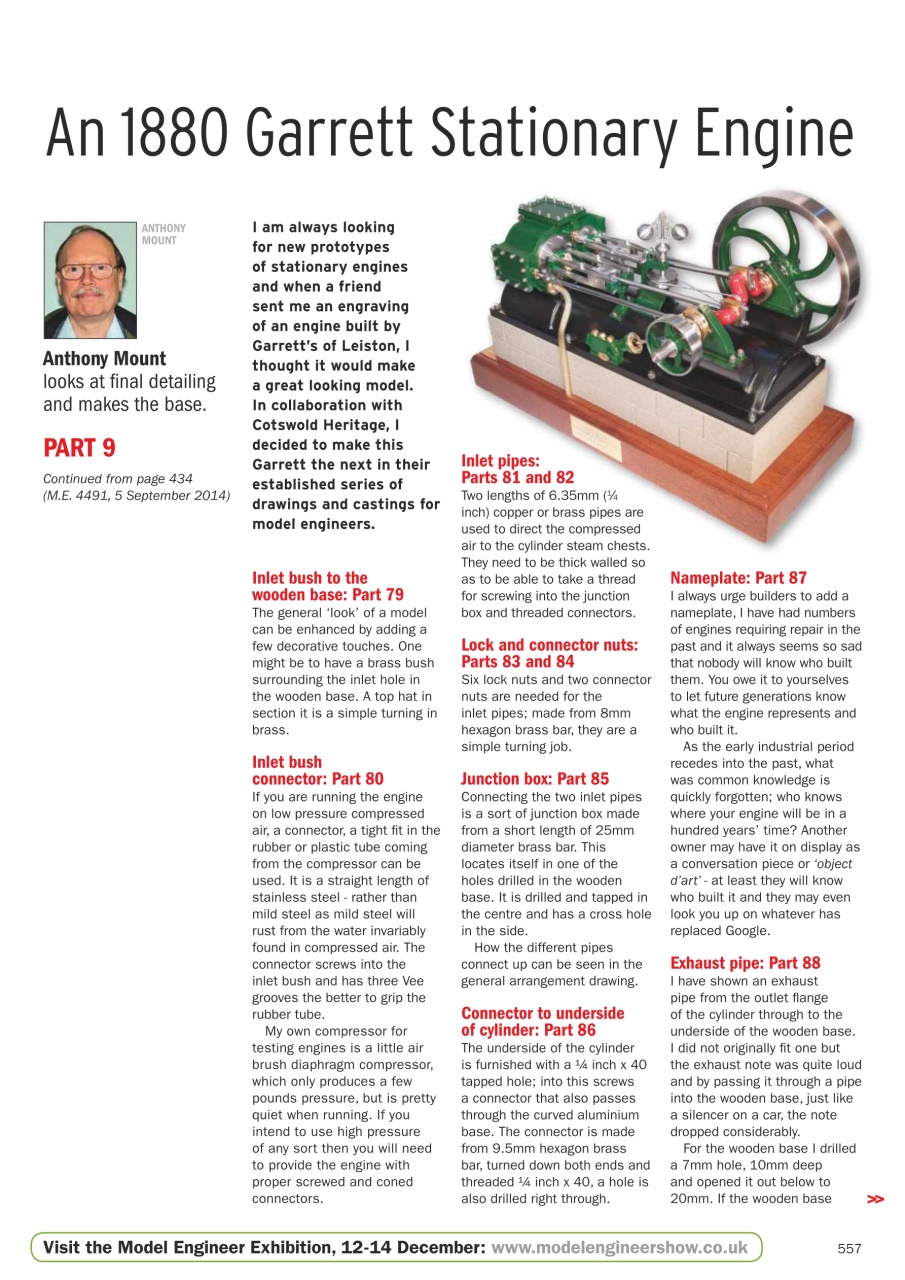 Model Engineer Preview Pages