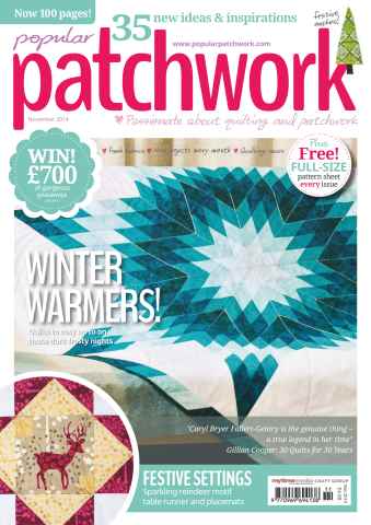 Popular Patchwork Magazine issue November 2014