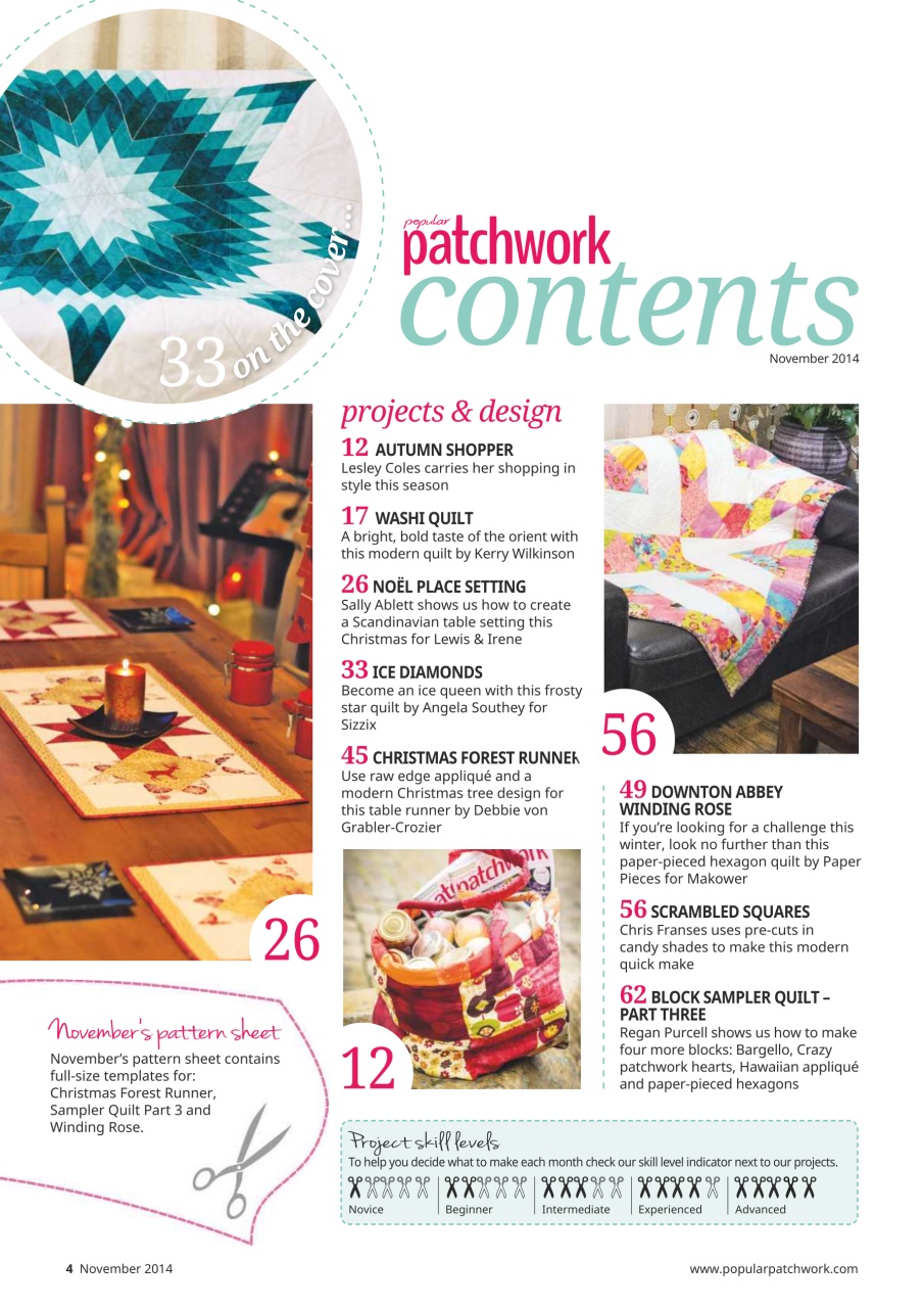 Popular Patchwork Magazine Preview Pages