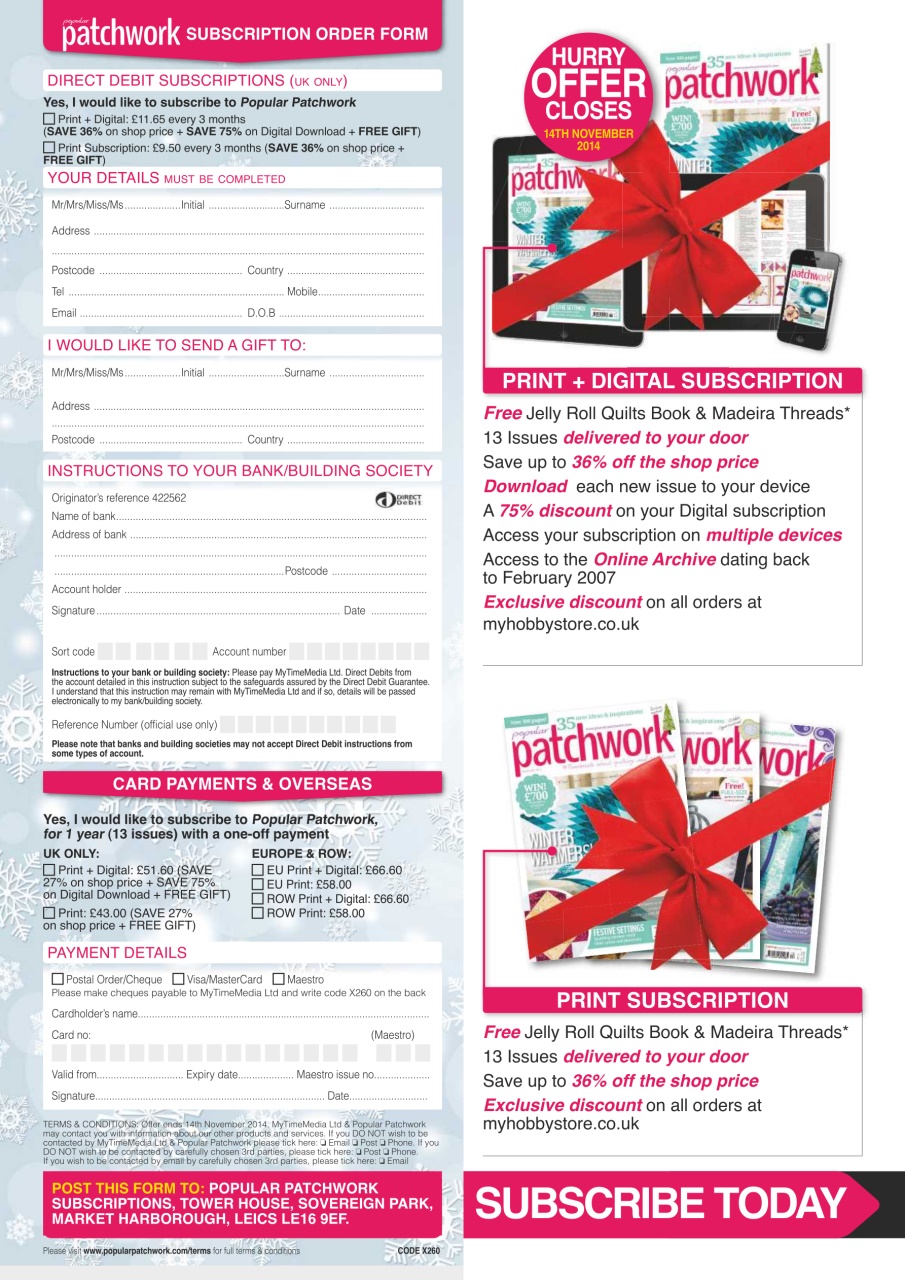 Popular Patchwork Magazine Preview Pages