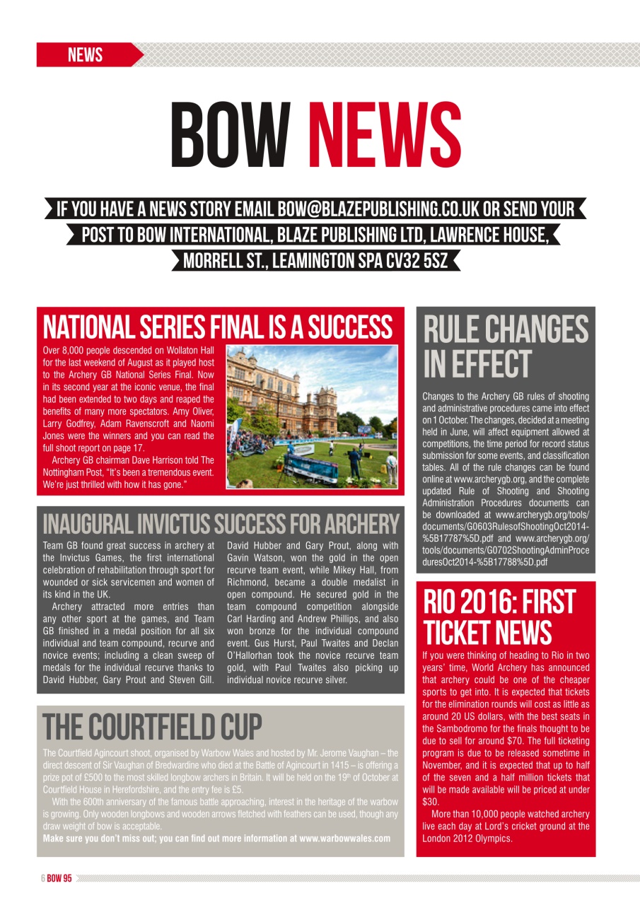 Bow International Preview Pages