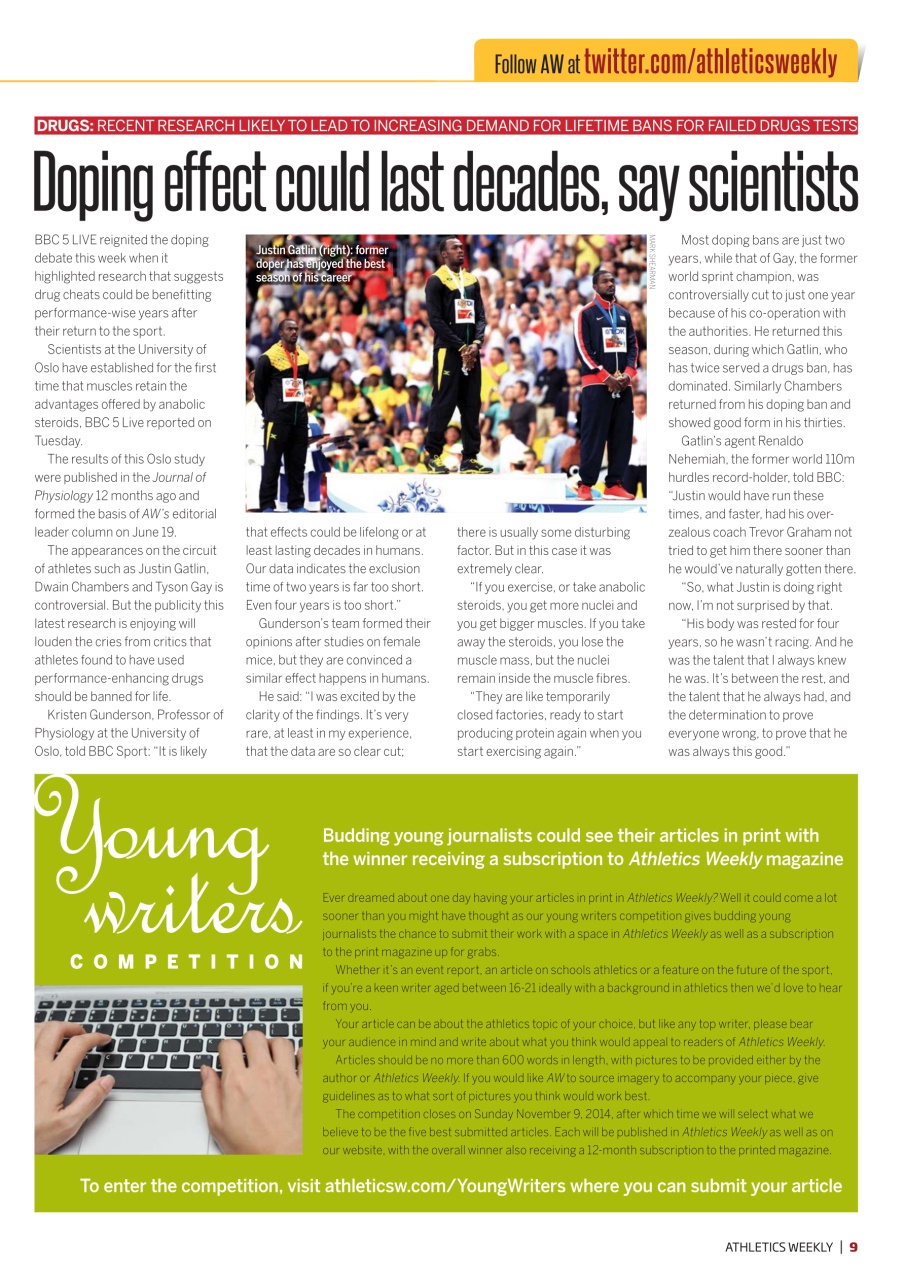 AW – Athletics Weekly Magazine Preview Pages
