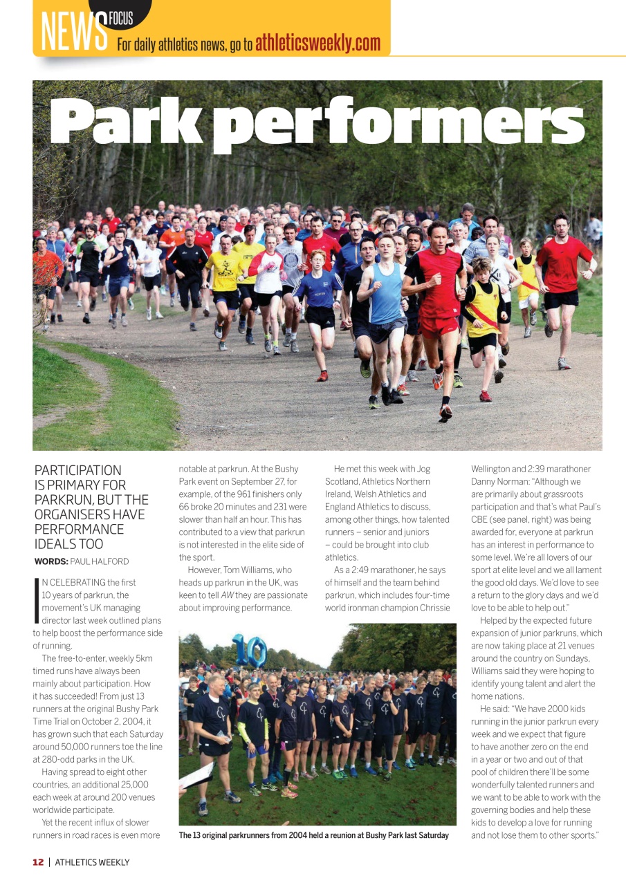 AW – Athletics Weekly Magazine Preview Pages