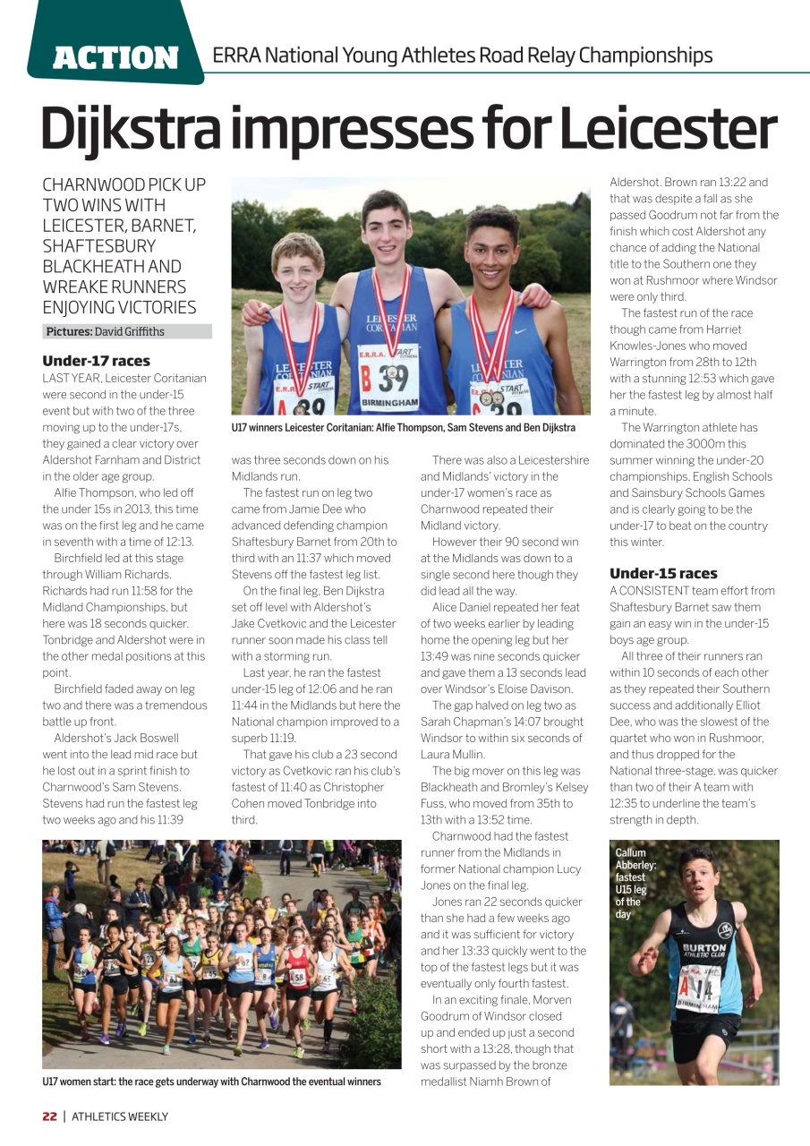 AW – Athletics Weekly Magazine Preview Pages