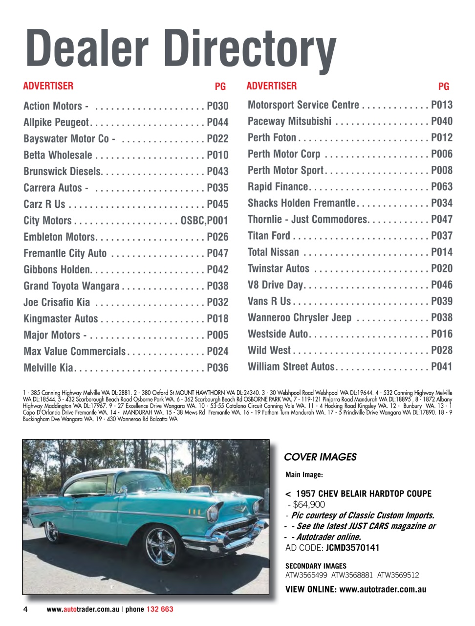 AutoTrader Preview Pages