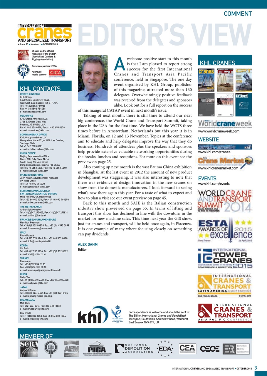 Int. Cranes and Specialized Transp Preview Pages