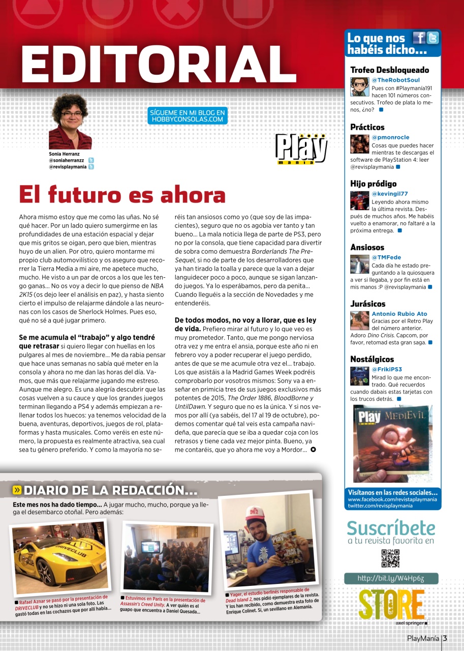 Playmania Preview Pages