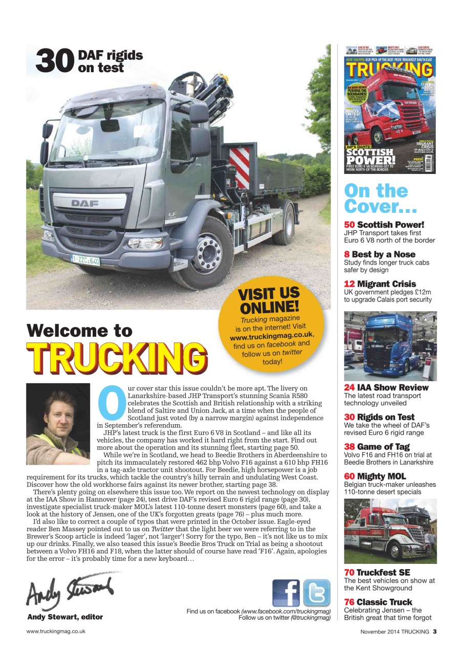 Trucking Magazine Preview Pages