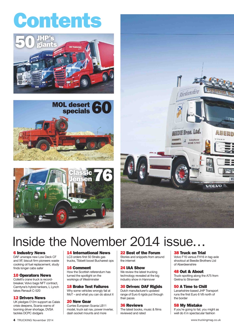 Trucking Magazine Preview Pages