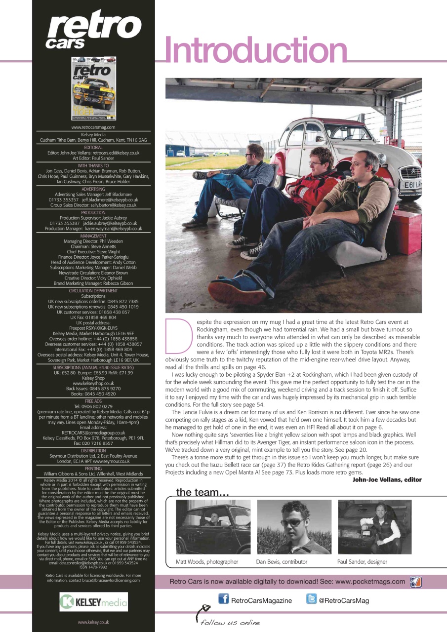 Retro Cars Preview Pages