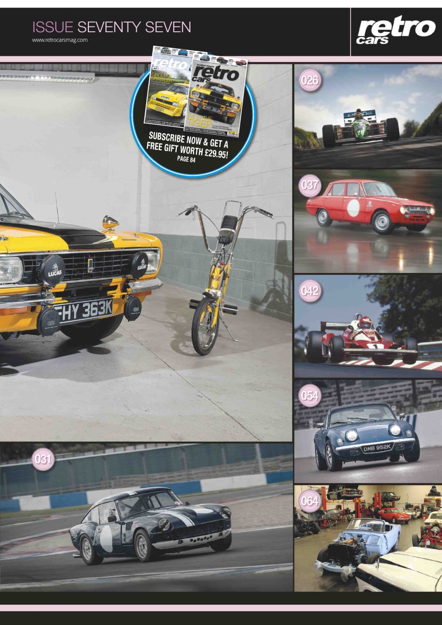 Retro Cars Preview Pages