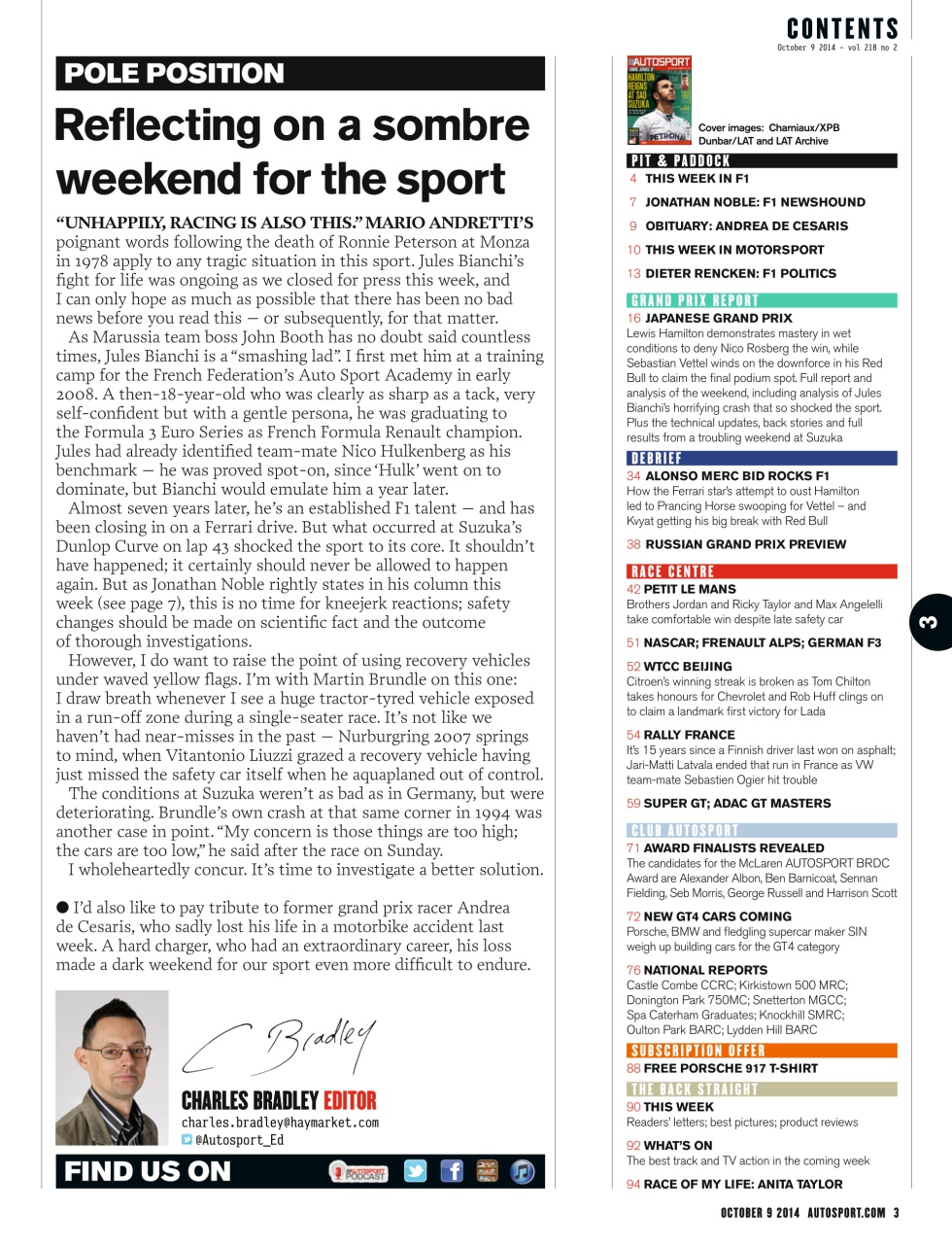 Autosport Preview Pages