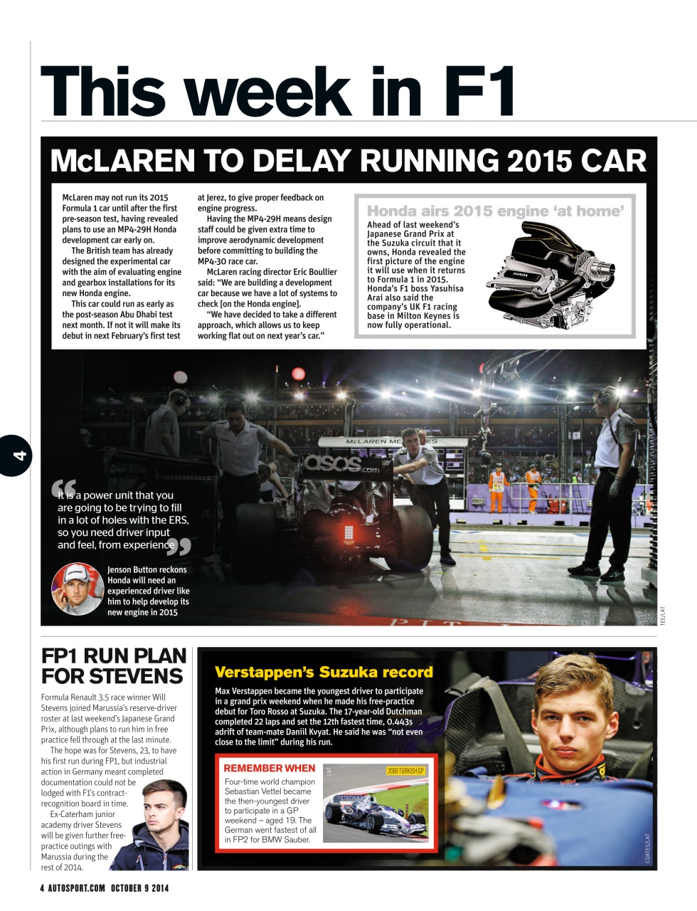 Autosport Preview Pages