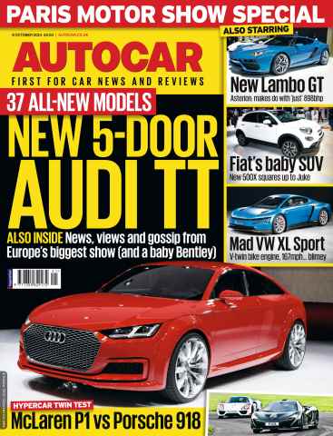 Autocar issue 8th October 2014