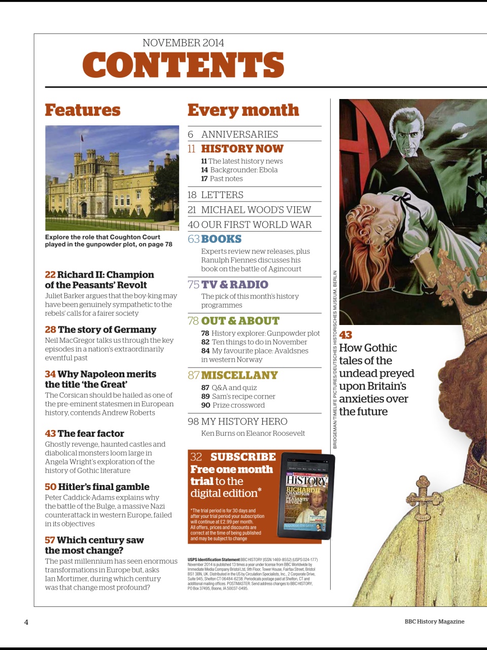 BBC History Magazine Preview Pages