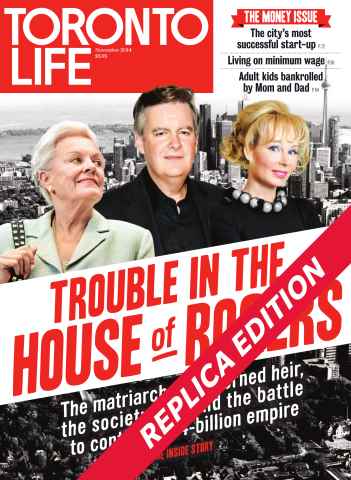 Toronto Life issue NOVEMBER 2014