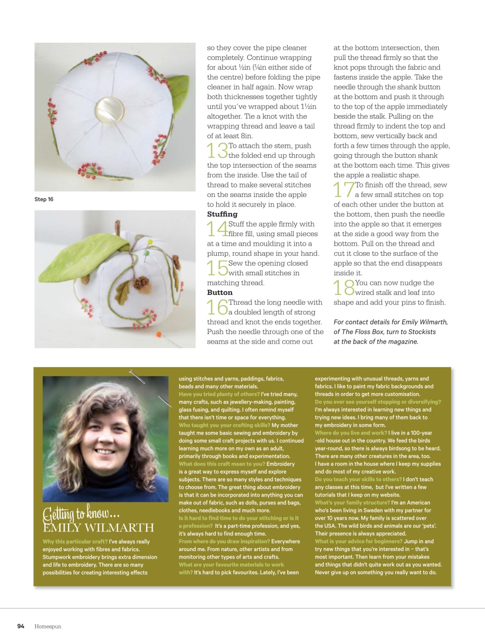 Homespun Preview Pages