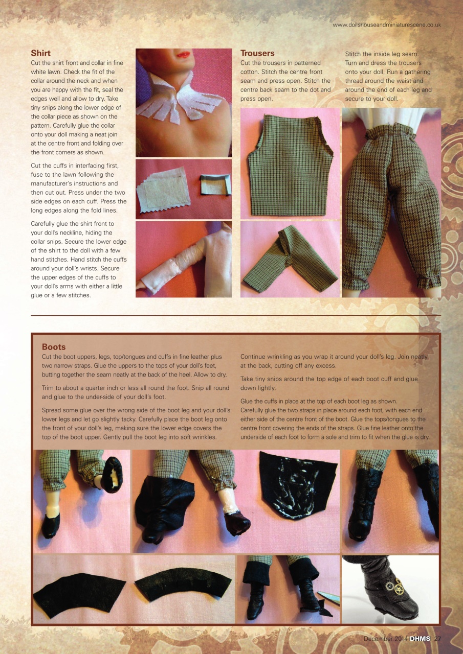 Dolls House and Miniature Scene Preview Pages