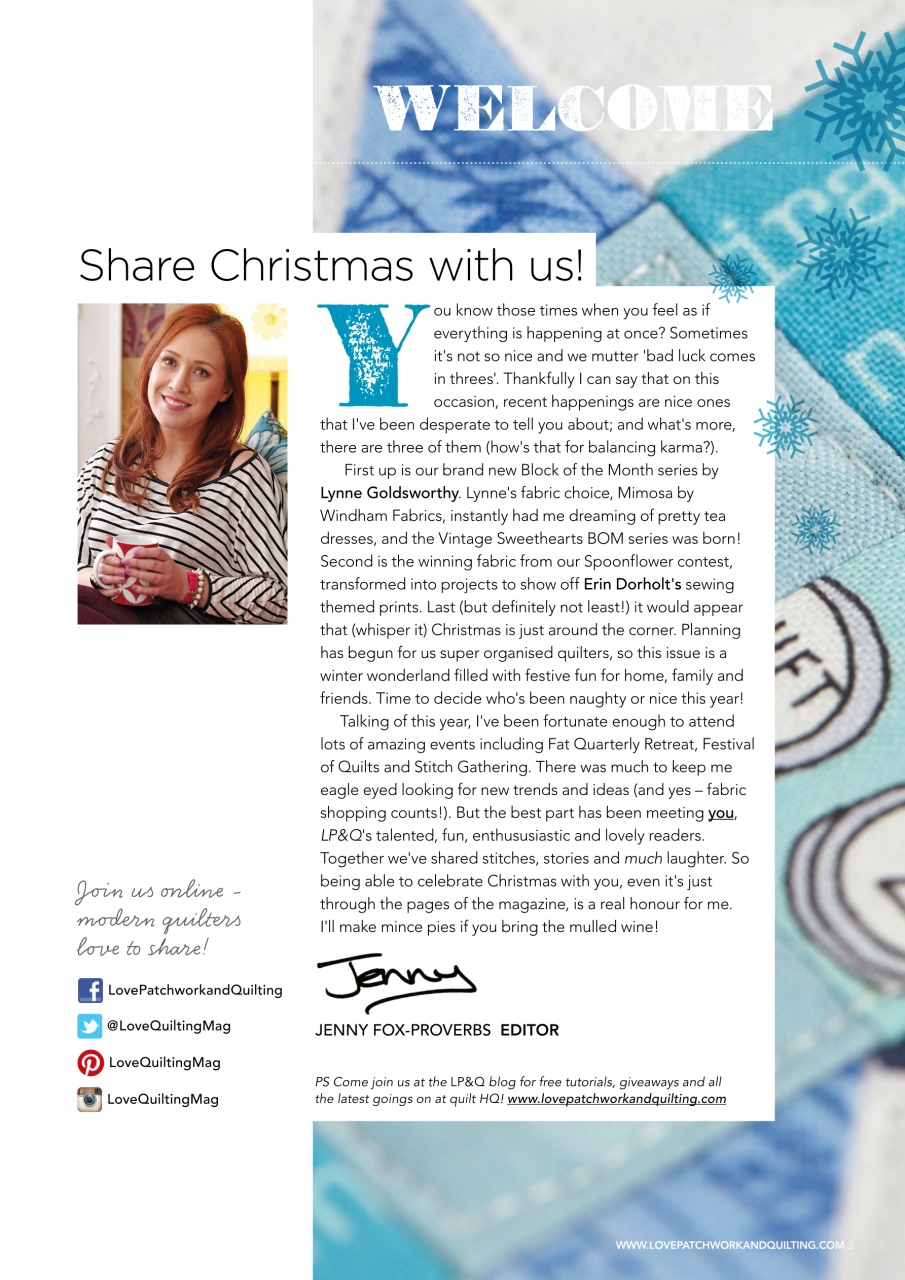 Love Patchwork & Quilting Preview Pages