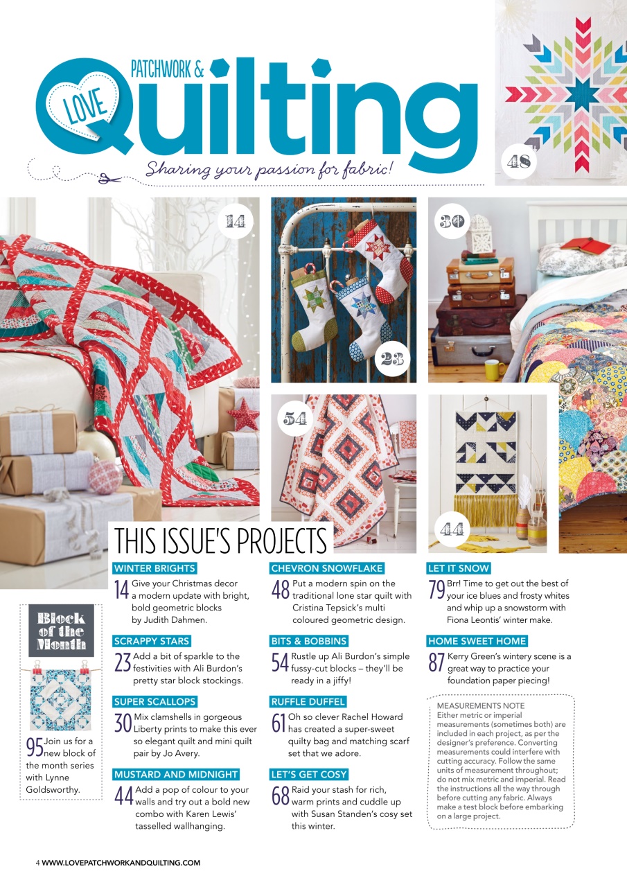 Love Patchwork & Quilting Preview Pages