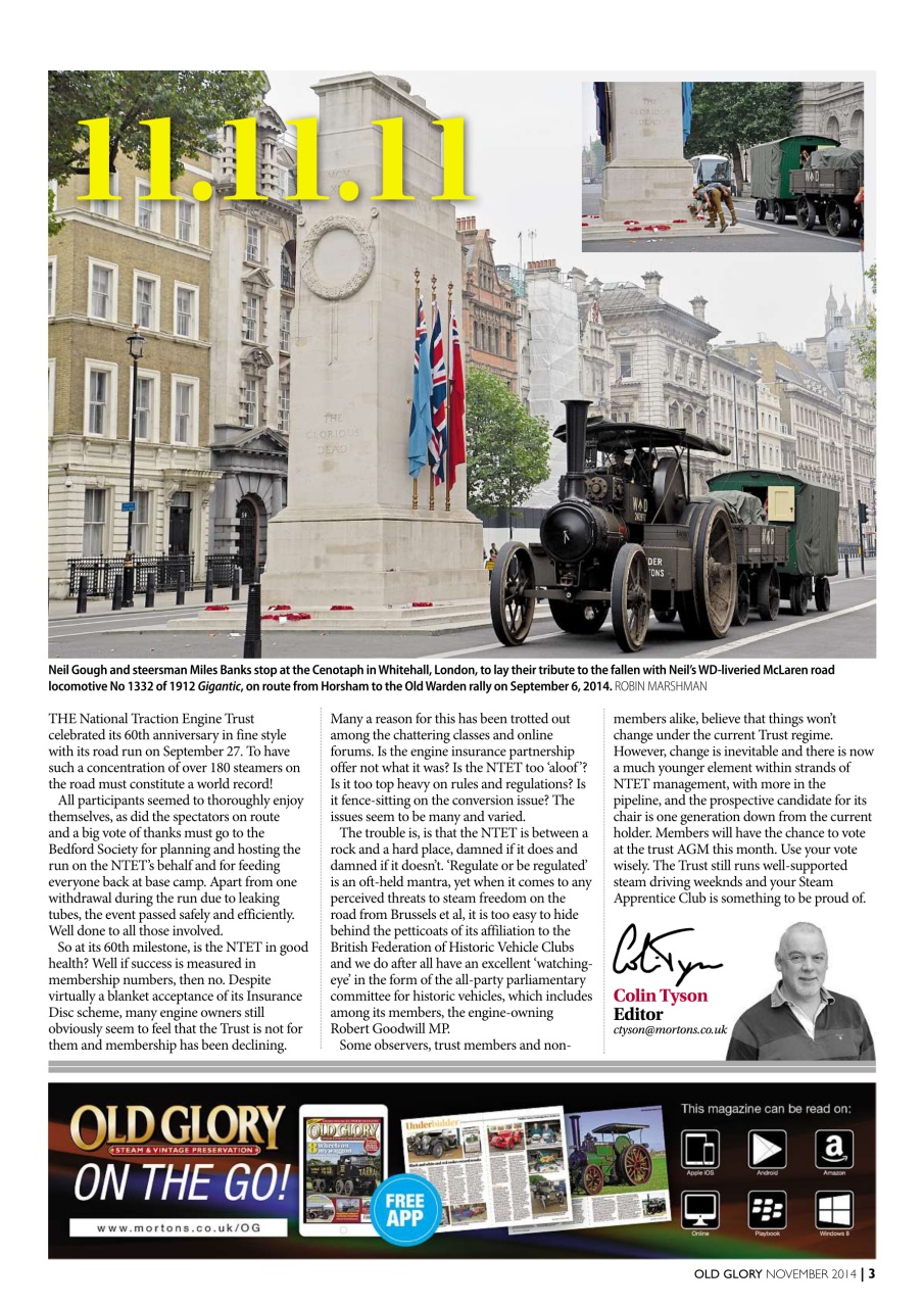 Old Glory Magazine Preview Pages