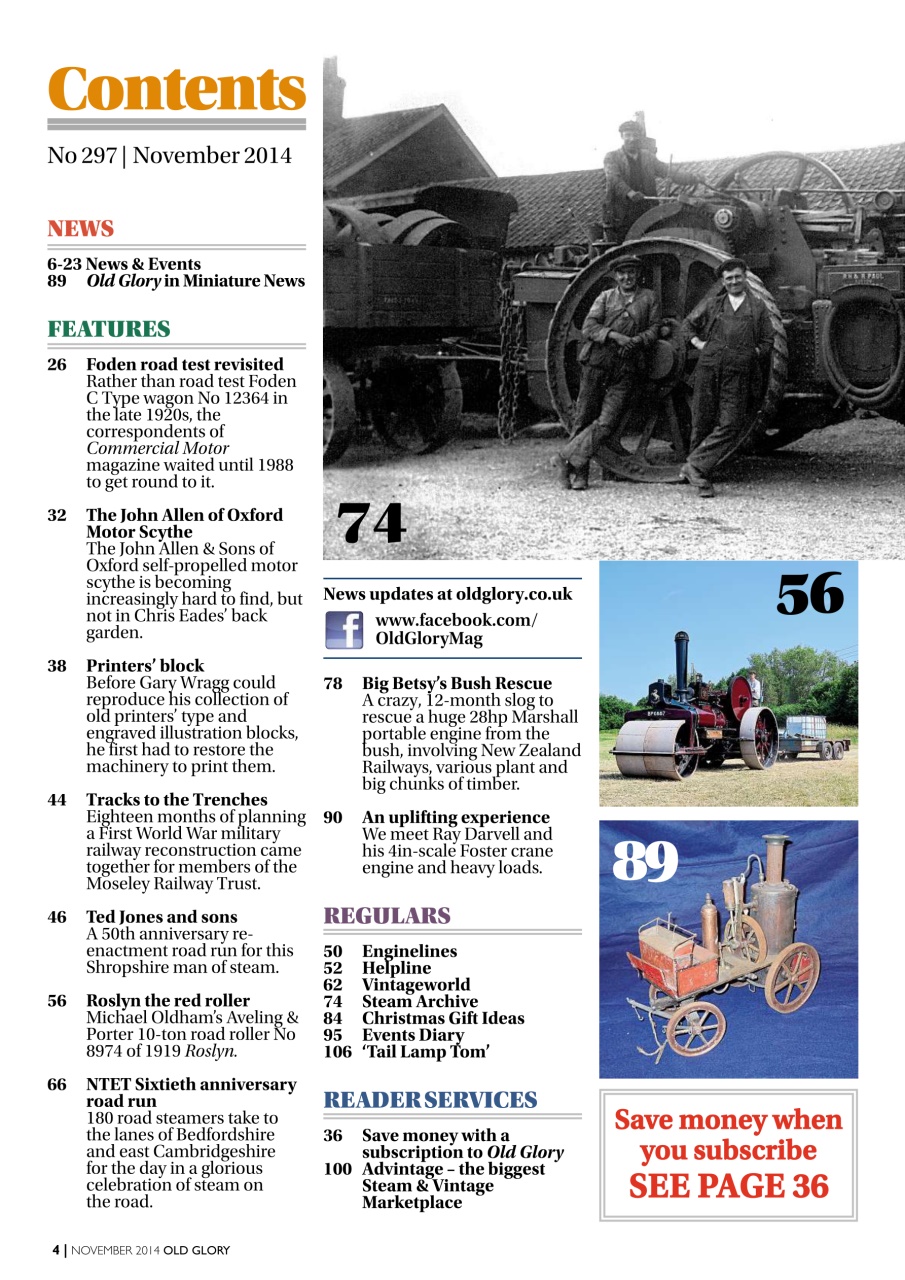 Old Glory Magazine Preview Pages