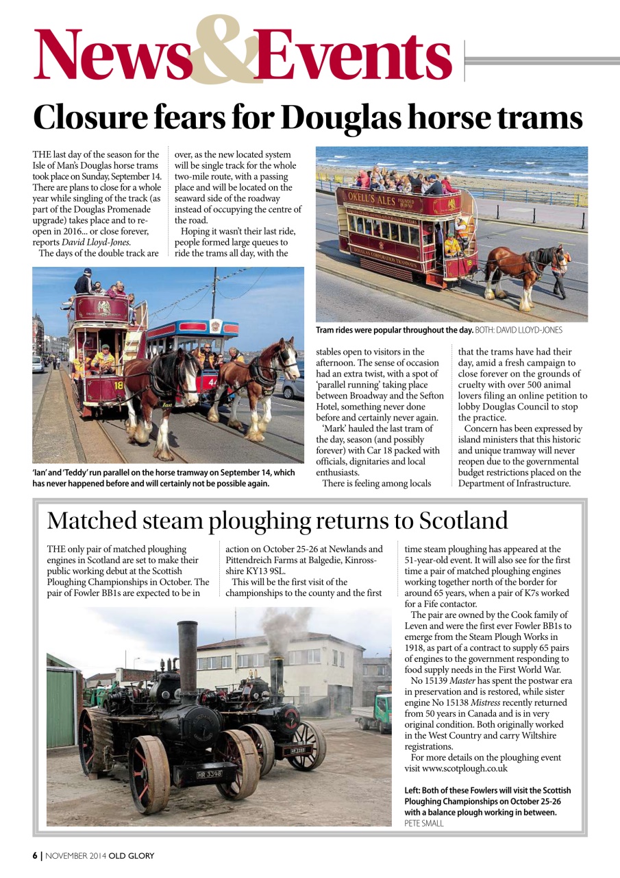 Old Glory Magazine Preview Pages