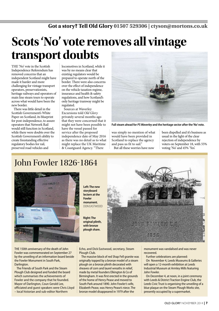 Old Glory Magazine Preview Pages