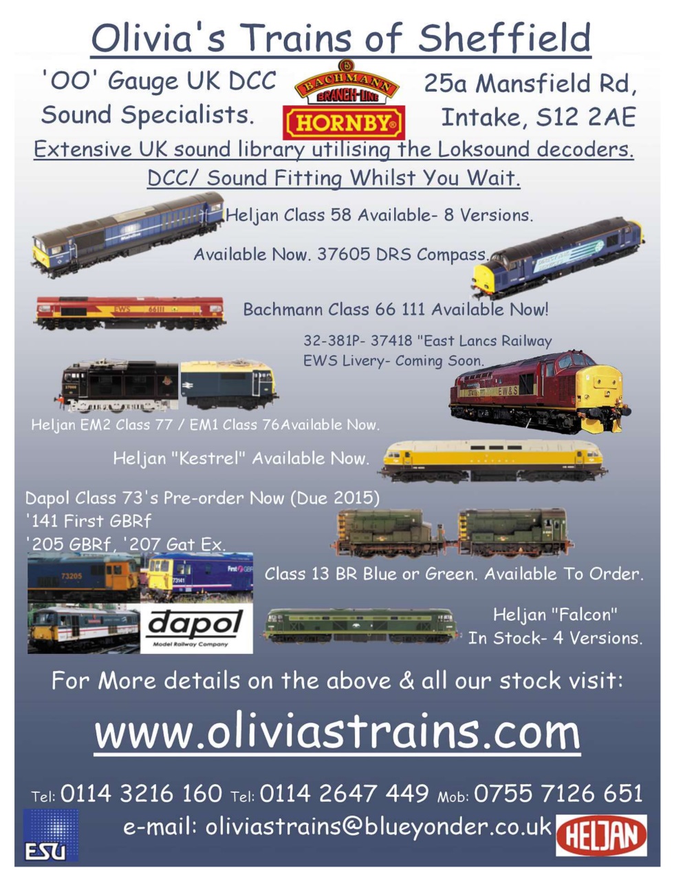 Rail Express Preview Pages