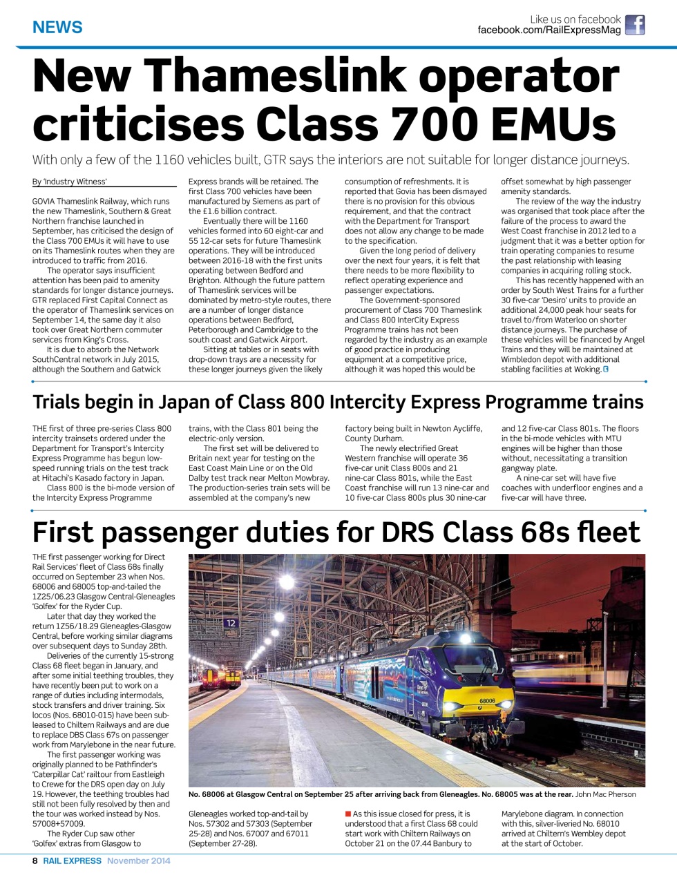 Rail Express Preview Pages
