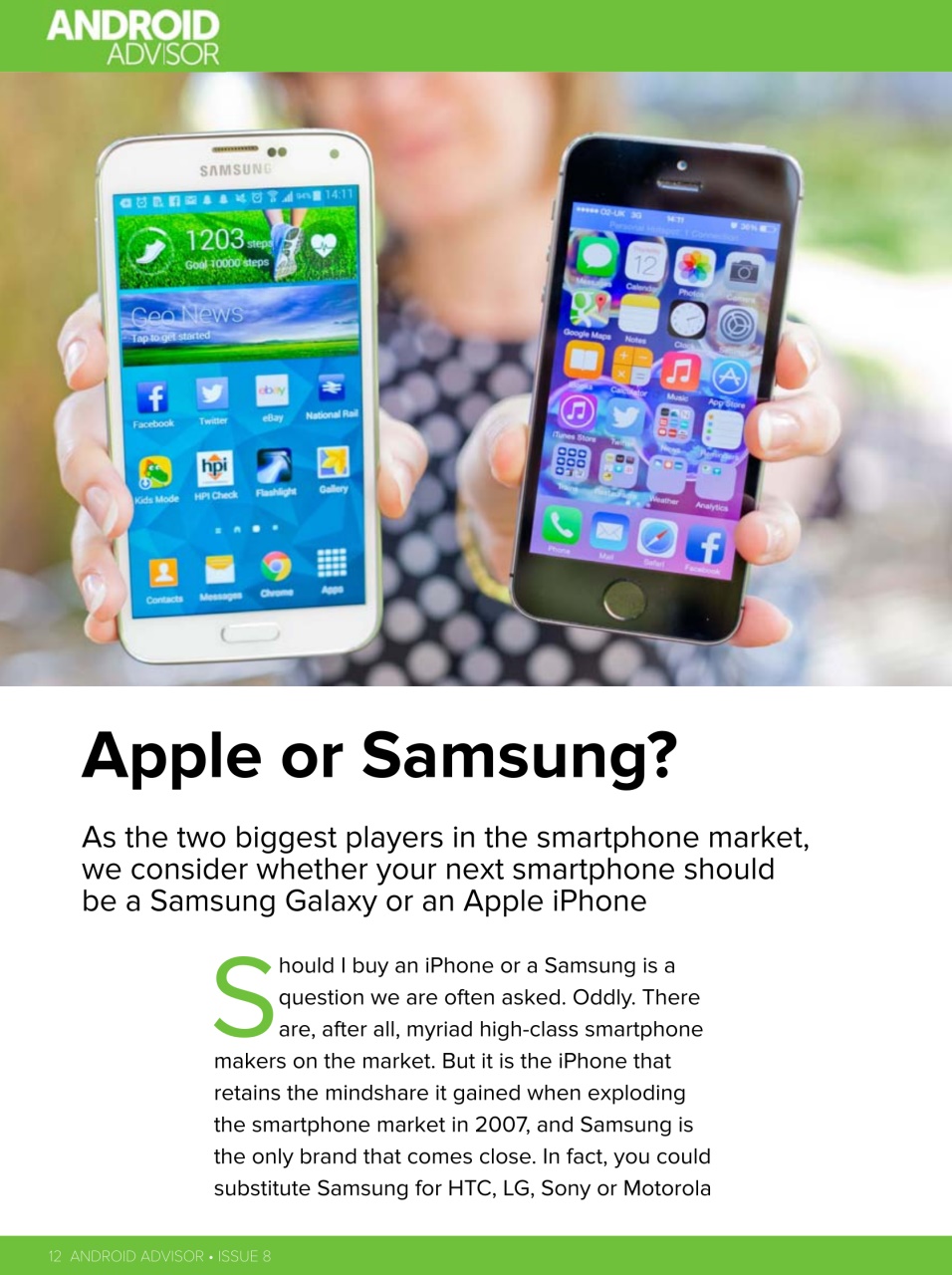 Android Advisor Preview Pages